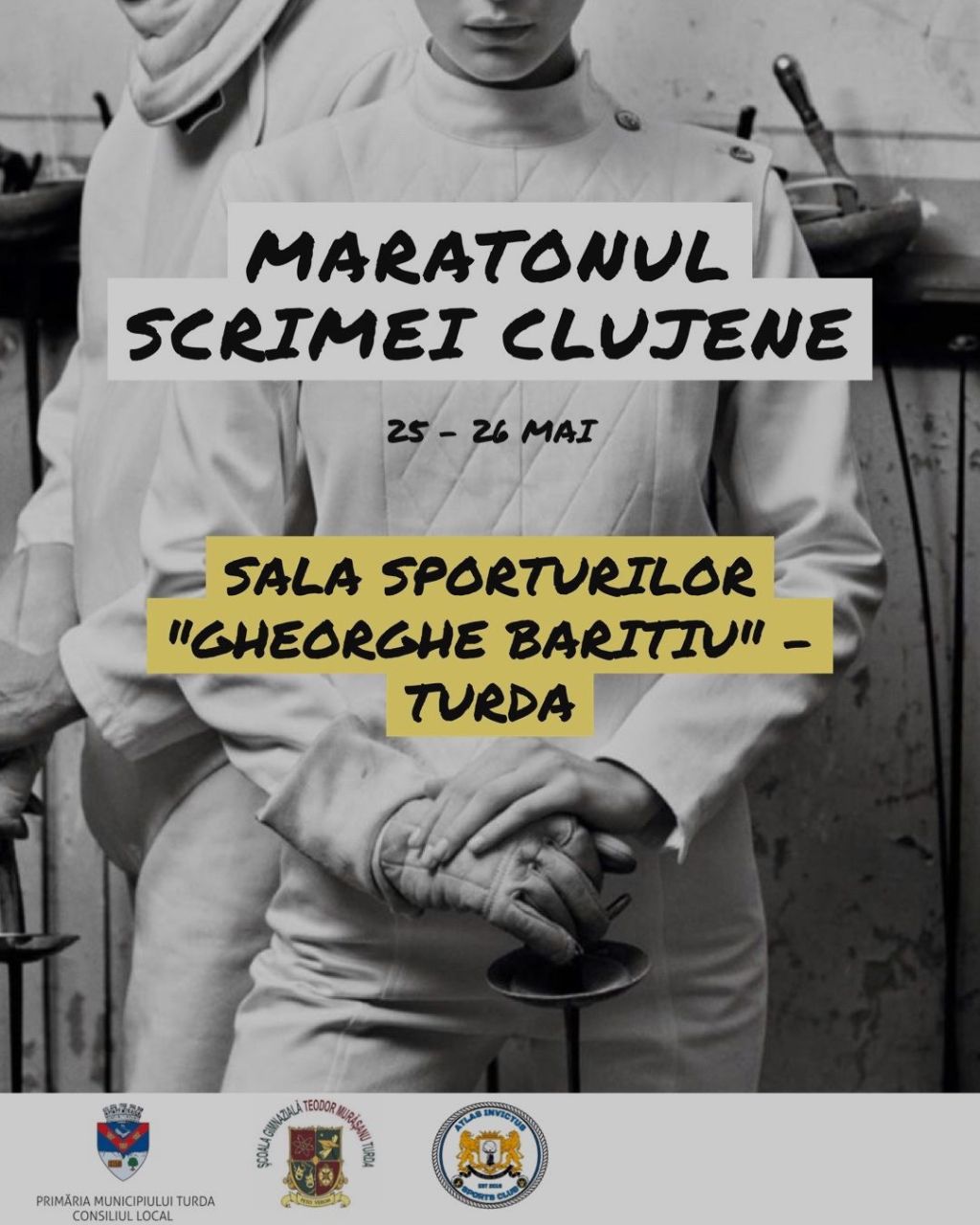 Maratonul Scrimei Clujene: Competiție de Scrimă la Turda, Sala Sporturilor „Gheorghe&nbsp;Barițiu”